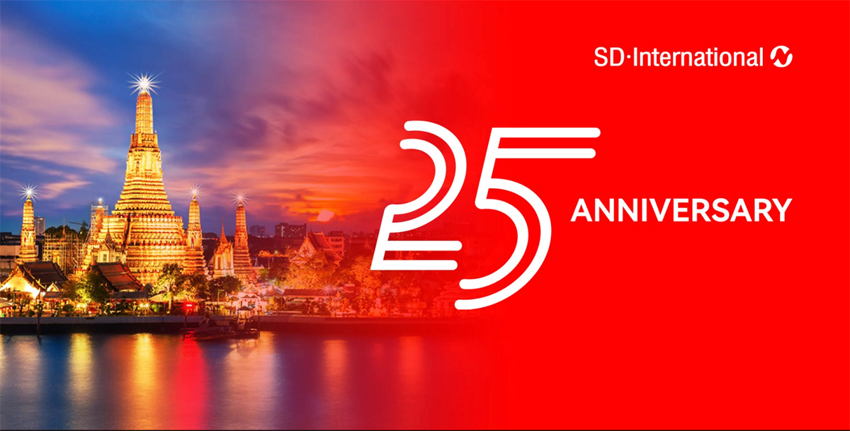 Passing Milestones, Embarking Ahead SD International's 25th Anniversary Global Celebration Is About to Begin